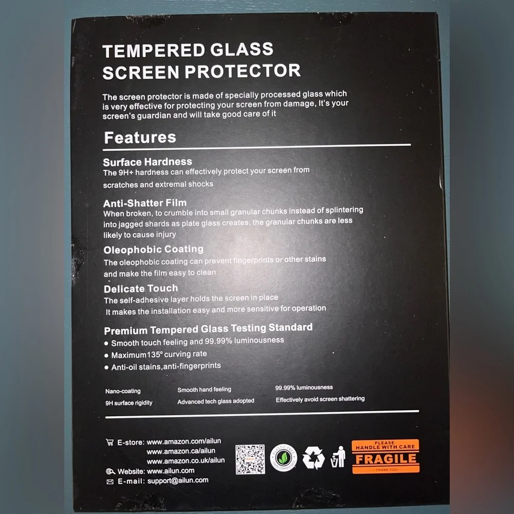 IPAD air 5th generation single screen protector KIT